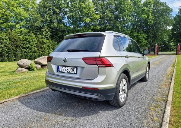 Volkswagen Tiguan cena 99000 przebieg: 78000, rok produkcji 2018 z Sława małe 254